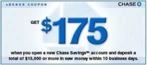 chase checkbook coupon code