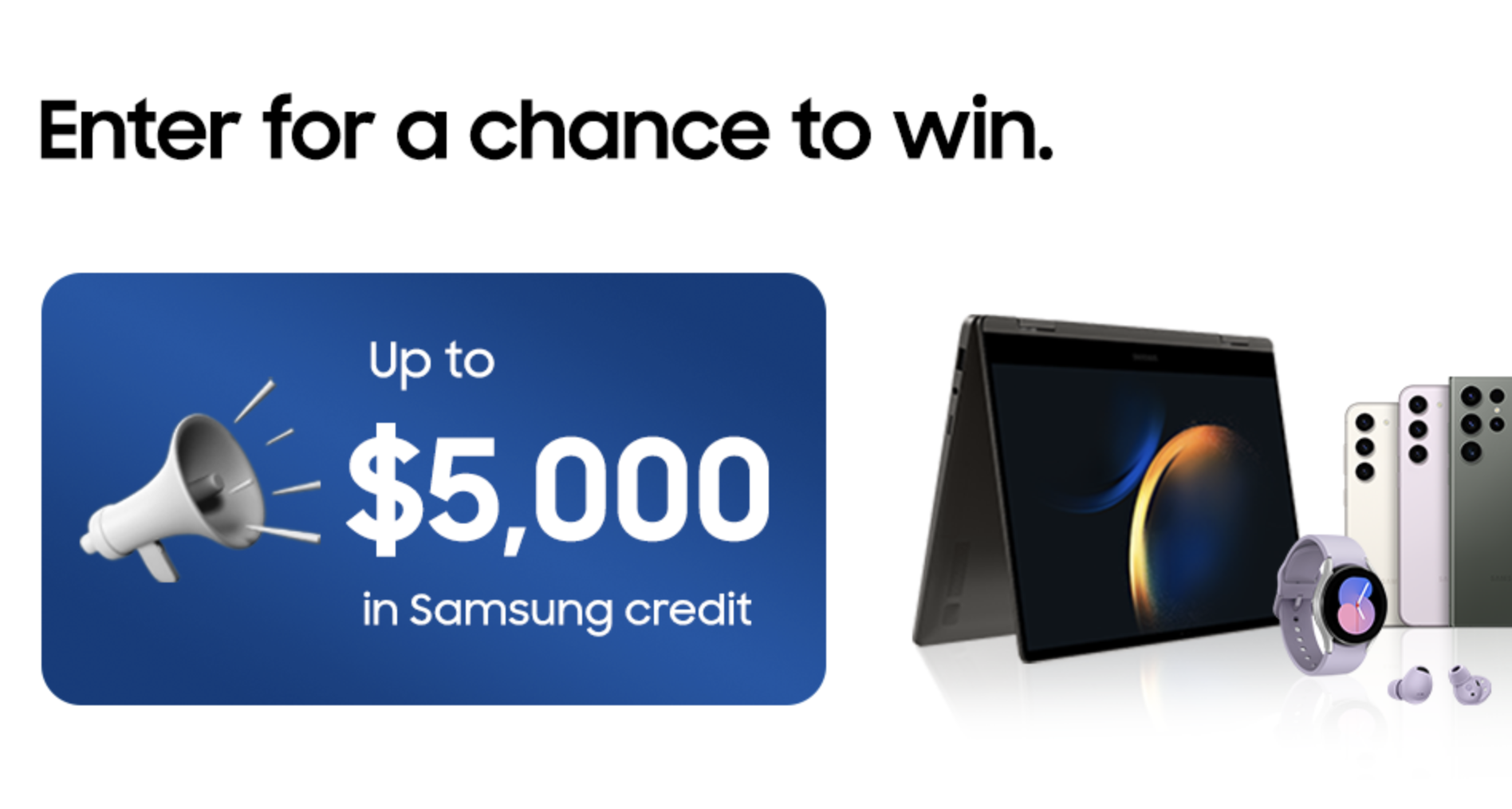 Samsung Summer eCertificate Sweepstakes Win 5,000 Credit Ends 7/7/23